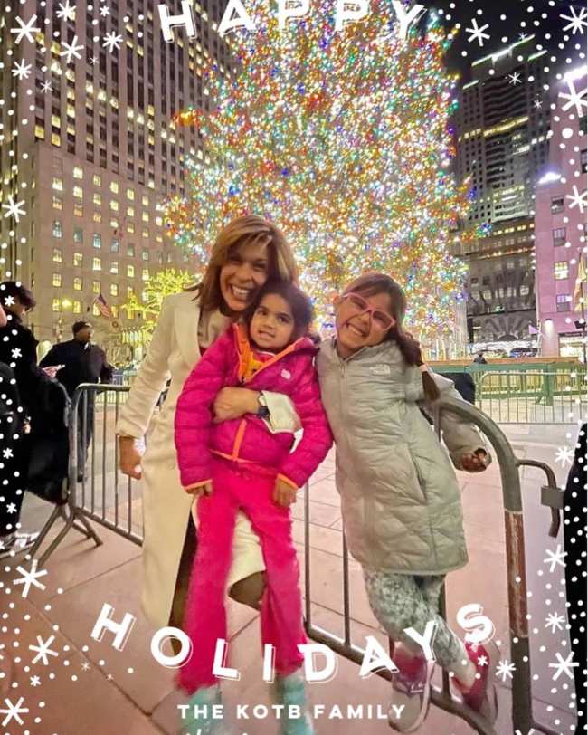              El presentador de Today comparte a su hija Hope y a su hija Haley de 6 anos con su ex prometido Joel Schiffman             