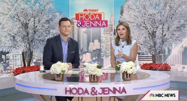              Jenna Bush Hager y Willie Geist compartieron sentimientos similares en el episodio del miercoles de Today with Hoda  Jenna            