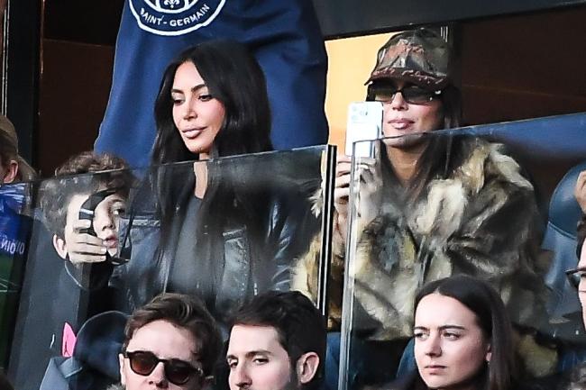 Kim Kardashian se unio a su hermana para un partido de futbol el fin de semana pasado