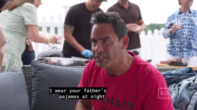 Luis Ruelas revelo que usa la pijama del difunto padre de Teresa Giudice