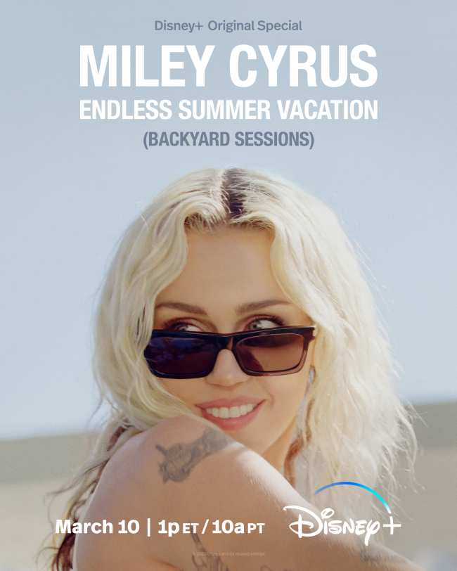              Miley Cyrus anuncio su especial Endless Summer Vacation Backyard Sessions en Disney            
