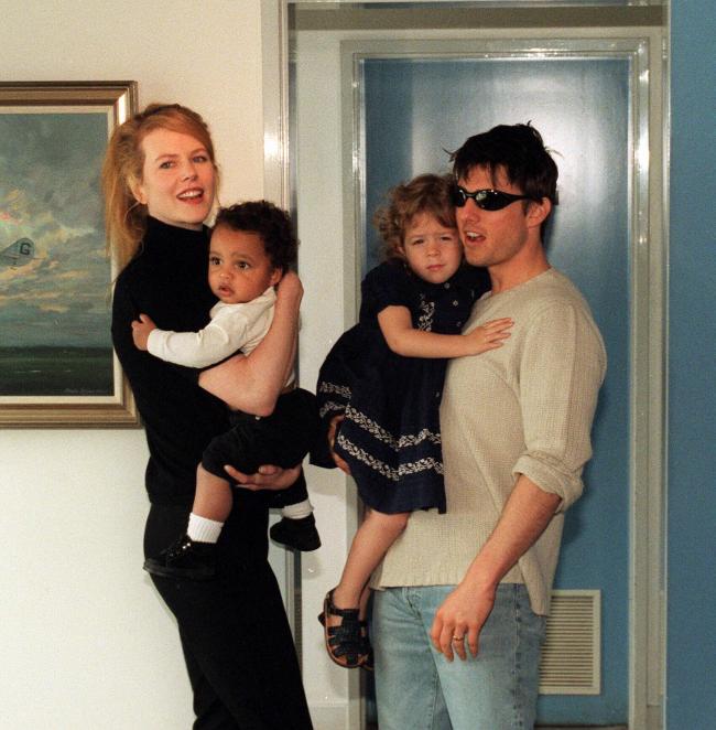 Tom y Nicole adoptaron a Bella y su hijo Connor durante su matrimonio de 11 anos