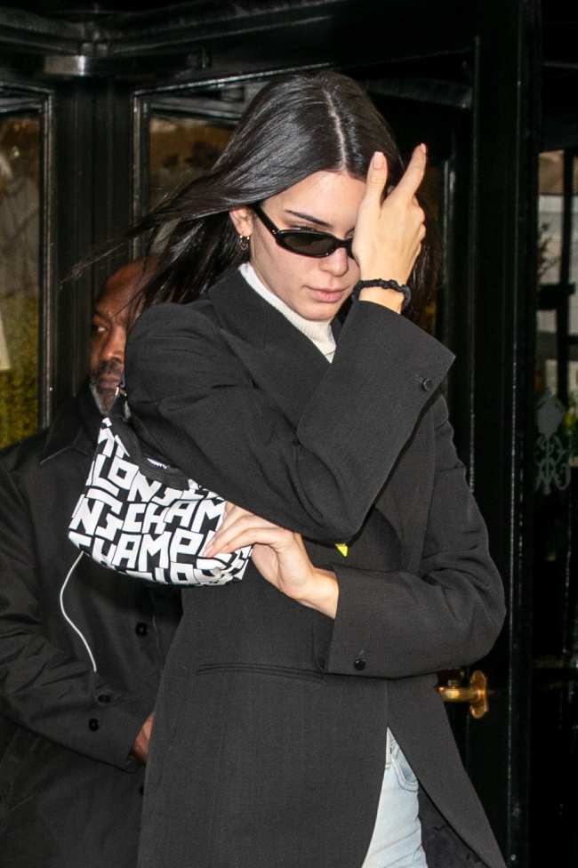              Kendall Jenner prefiere las carteras estampadas de la marca            