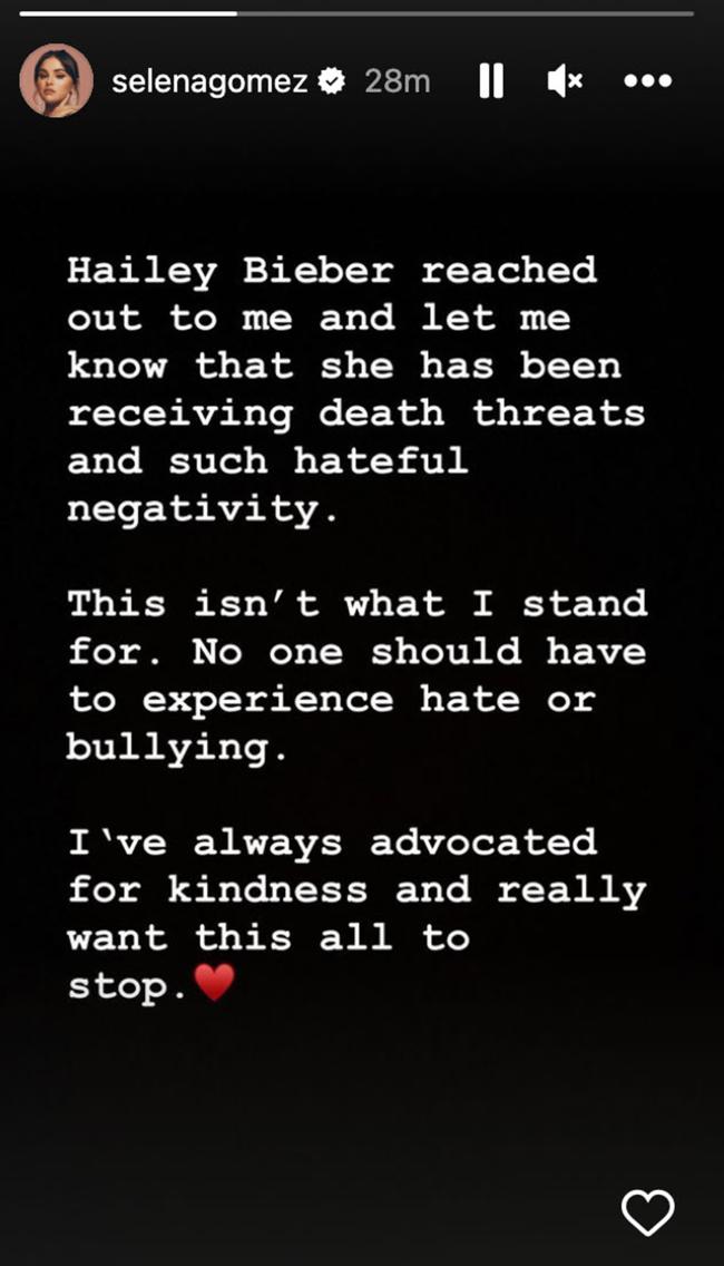 La ex alumna de Disney Channel dijo que no apoya el odio o la intimidacion