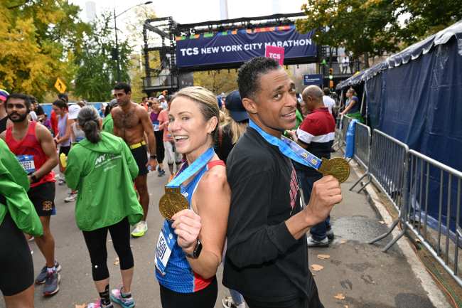 Se espera que Amy Robach y TJ Holmes corran la media maraton en Nueva York el domingo