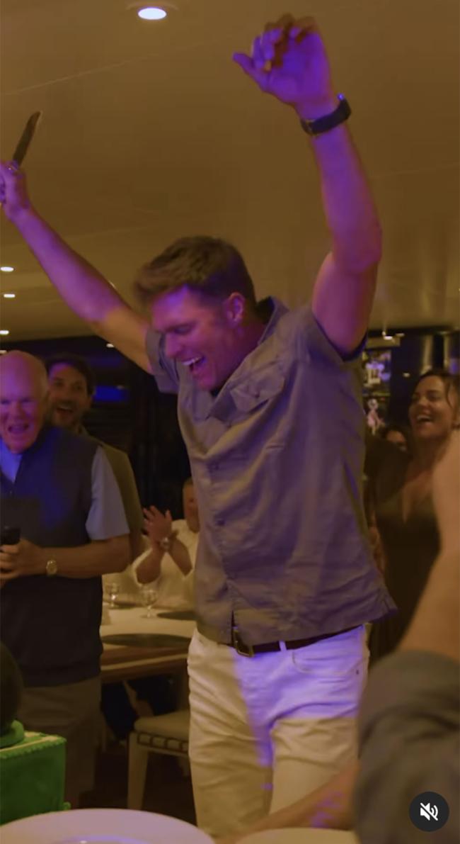Tom Brady celebro su jubilacion con estilo con una fiesta extravagante