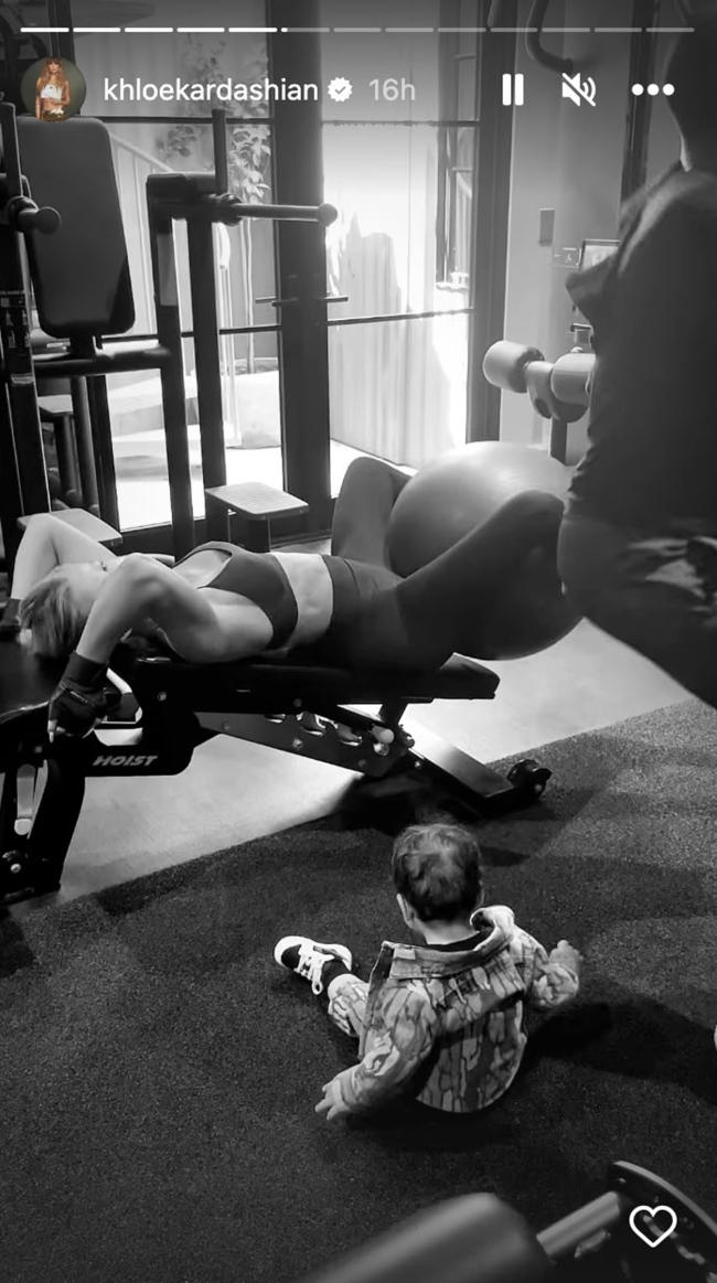 El nino de 8 meses vio a su madre ir al gimnasio
