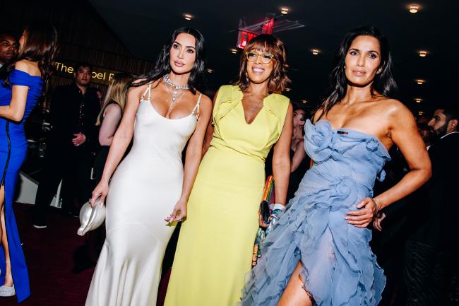 King asistio a la Gala Time 100 junto con estrellas como Padma Lakshmi y Kim Kardashian