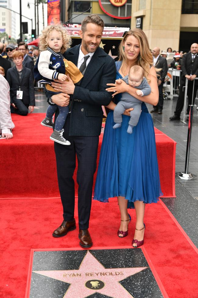 Blake Lively y Ryan Reynolds son los orgullosos padres de cuatro hijos