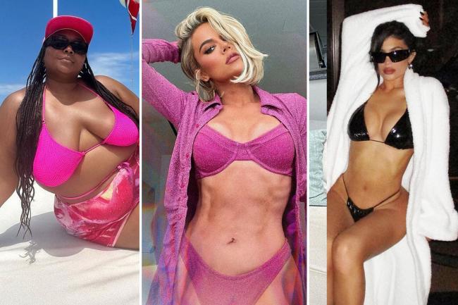 Khloe Kardashian isnt the only star sporting Good American bikinis
