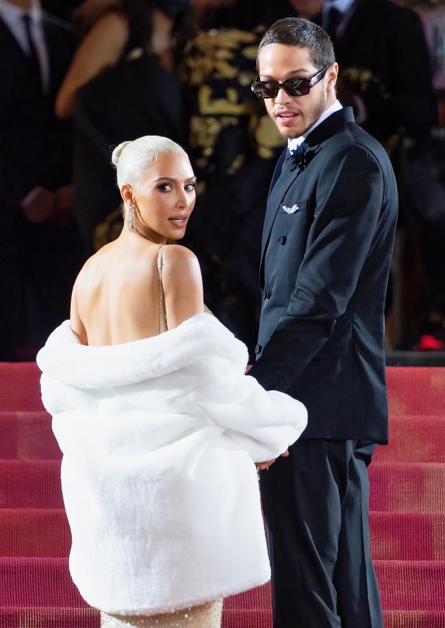 Davidson asistio a la Met Gala del ano pasado con su ex Kim Kardashian