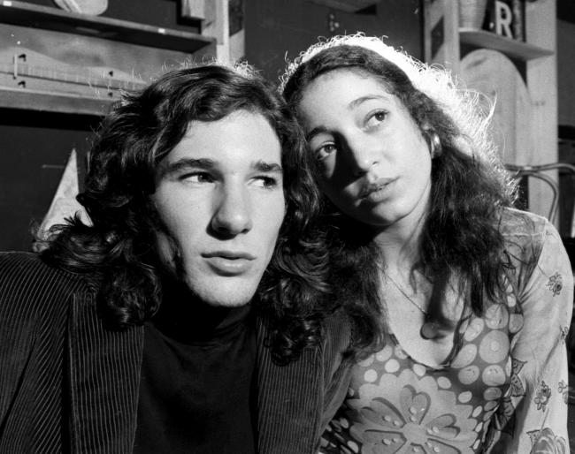 Gere y Vicki Sue en Long Time Coming Long Time Gone en Broadway en 1971