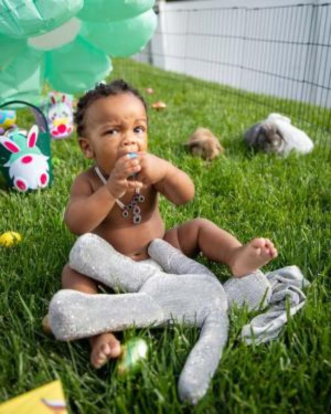 El hijo de Rihanna y AAP Rocky el Domingo de Pascua