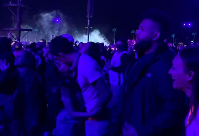 La ex pareja lleno el PDA en la primera noche del festival de musica