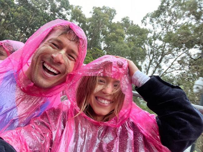 La pareja tambien paso tiempo de calidad juntos mientras filmaban su nueva pelicula en Australia