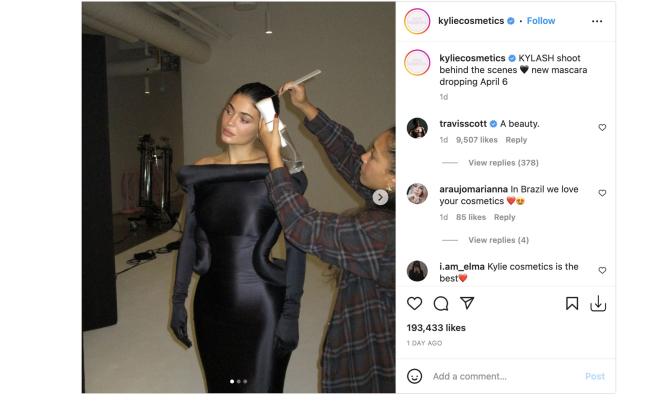 Travis Scott tenia sed de Kylie Jenner en Instagram