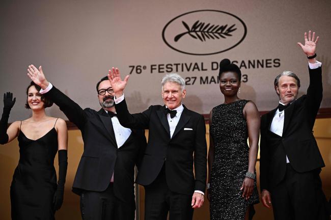 La nueva película de Indiana Jones protagonizada por Harrison Ford causó sensación en Cannes.