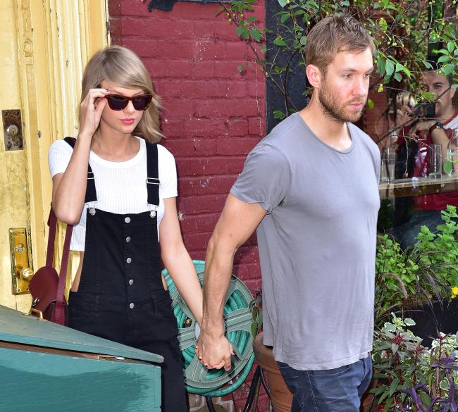 Harris y Swift dejaron un restaurante en Nueva York poco despues de que se rumoreaba que estaban saliendo