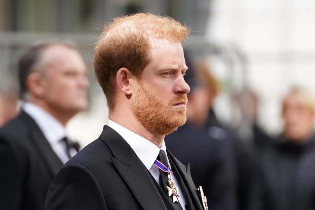 Harry fue desairado en el funeral de la difunta reina Isabel II cuando estaba sentado detrás de su hermano, el príncipe William, el año pasado.
