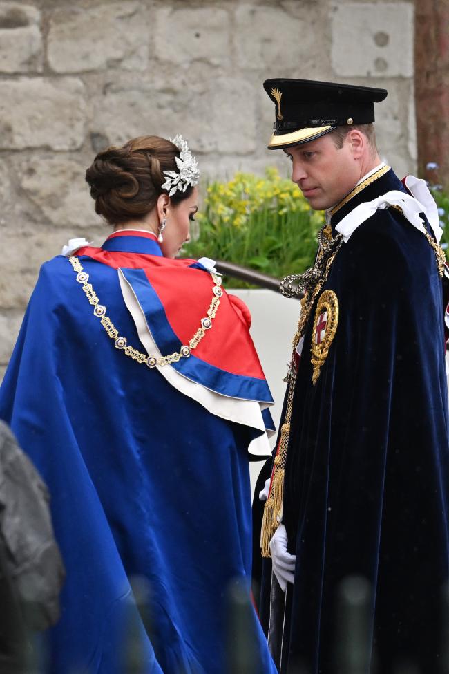 William, por su parte, vestía un uniforme de gala ceremonial.