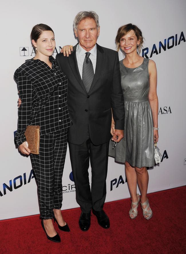 Ford, fotografiado con su hija Georgia y su esposa Calista Flockhart en 2013, admitió que 