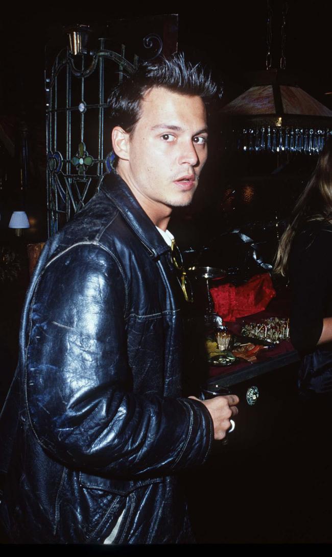 Depp en su apogeo de Hollywood de 1995.