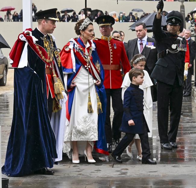 Kate Middleton y su hija, la princesa Charlotte, coincidieron en la coronación del rey Carlos III el sábado por la mañana.