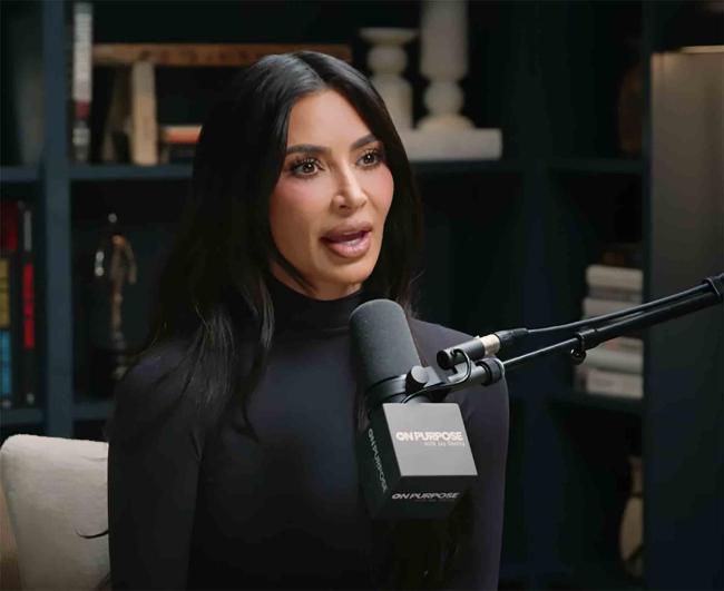 Kim Kardashian en el podcast de Jay Shetty