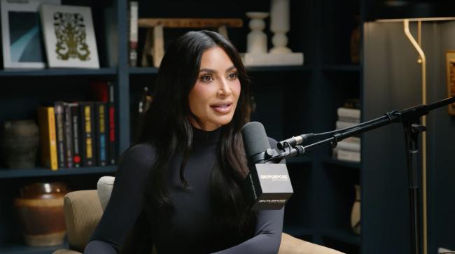 Kim Kardashian en podcast