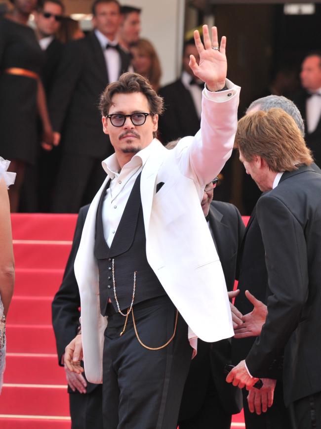 Depp asiste al Festival de Cine de Cannes en 2011.