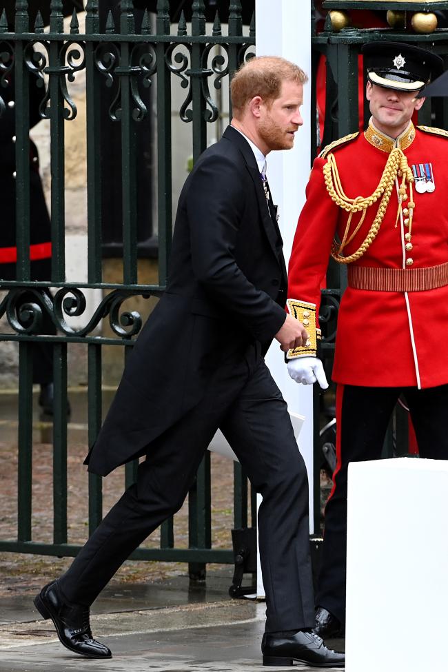 Harry asistió recientemente a la coronación del rey Carlos III sin su esposa.