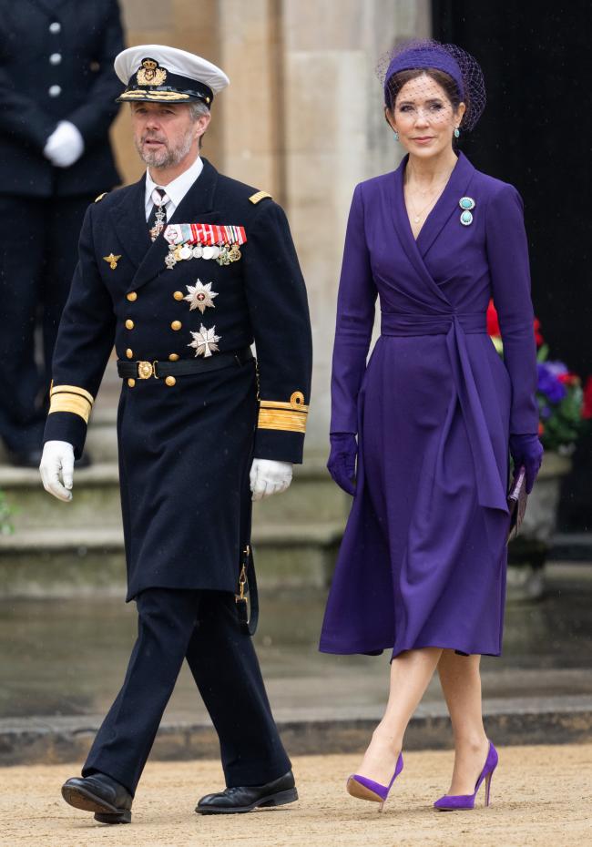 La princesa heredera Mary de Dinamarca y el príncipe heredero Frederik de Dinamarca se veían bien.