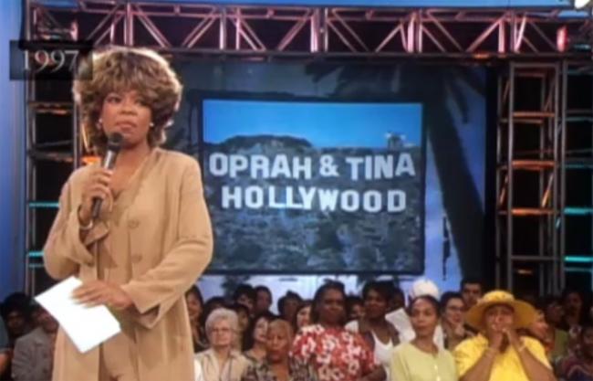Winfrey no podía tener suficiente de su peluca inspirada en Tina.