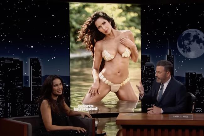 Jimmy Kimmel compartio la imagen sexy en su programa de anoche