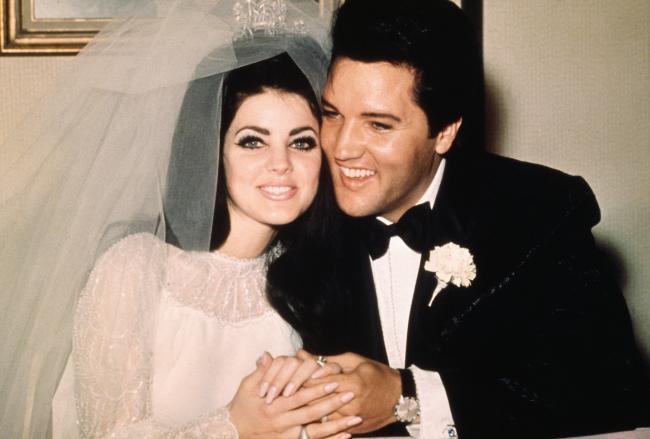 Priscilla y Elvis, vistos aquí el día de su boda en 1967, estuvieron casados ​​durante seis años.