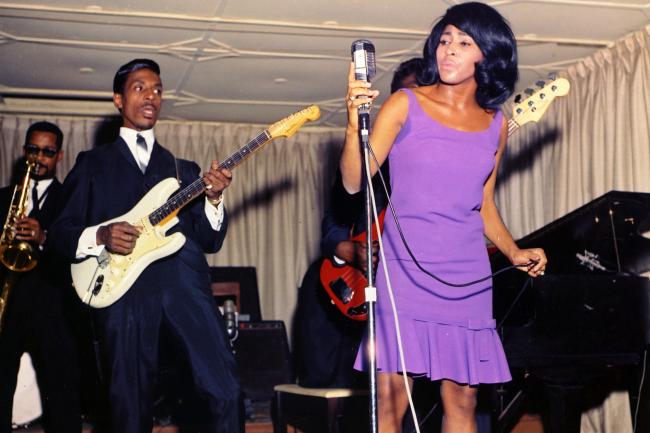 Ike Turner y Tina Turner en 1964.