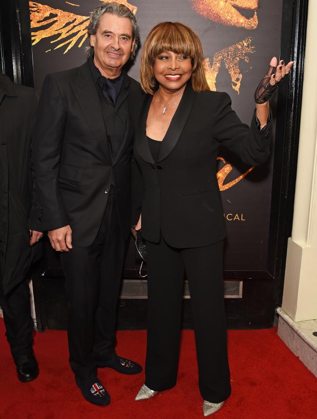 Erwin Bach y Tina Turner en abril de 2018.