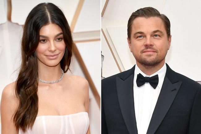 Camila Morrone y Leonardo DiCaprio en los Oscar 2020