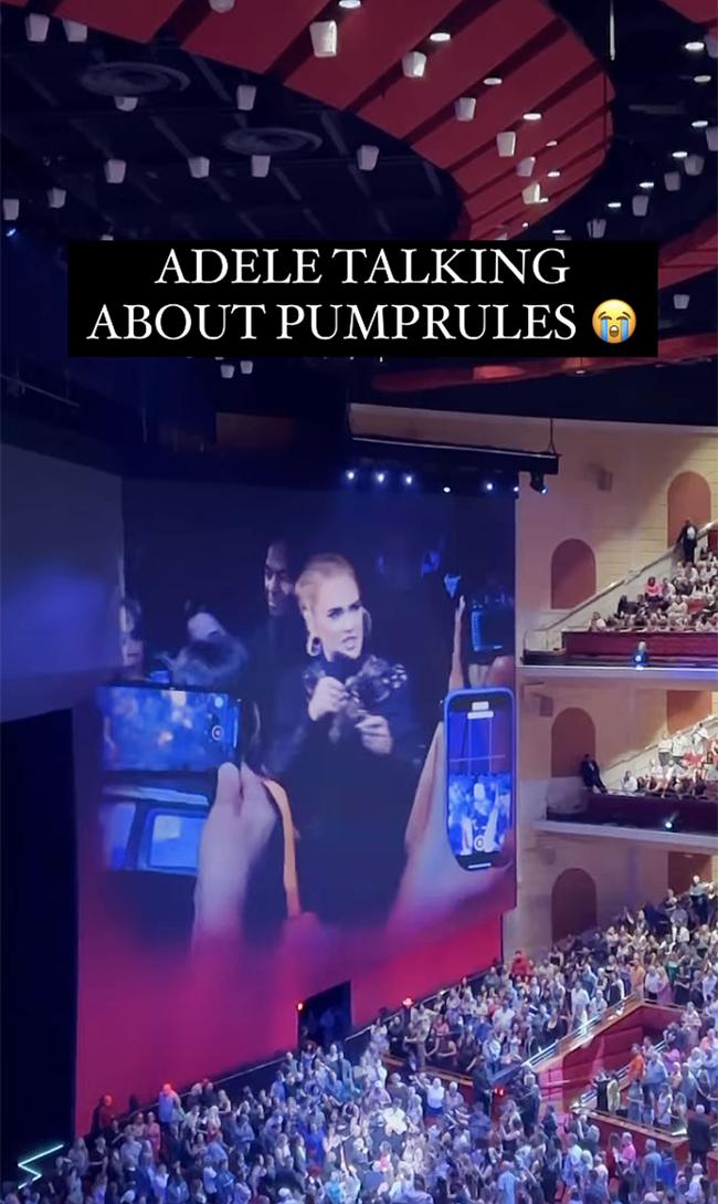 Adele preguntó a los fanáticos sobre la participación de Tom Sandoval en Scandoval durante su programa de residencia en Las Vegas.