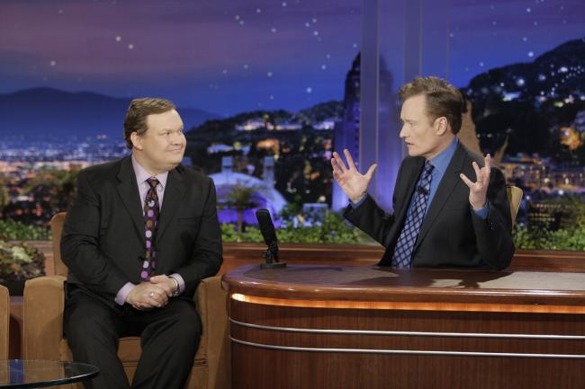 Richter fue el compañero intermitente de O'Brien en los tres programas de entrevistas del comediante.