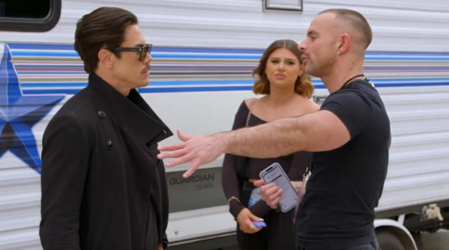 Tom Sandoval unleashed on a “Vanderpump Rules” producer after he was disallowed from having an off-camera chat with Raquel Leviss.