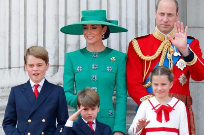 Príncipe William, Princesa Kate, Príncipe George, Princesa Charlotte, Príncipe Louis