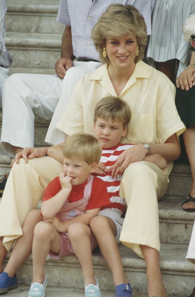 Harry y William, vistos aquí como niños pequeños con Diana, han tenido una relación tensa en los últimos años.