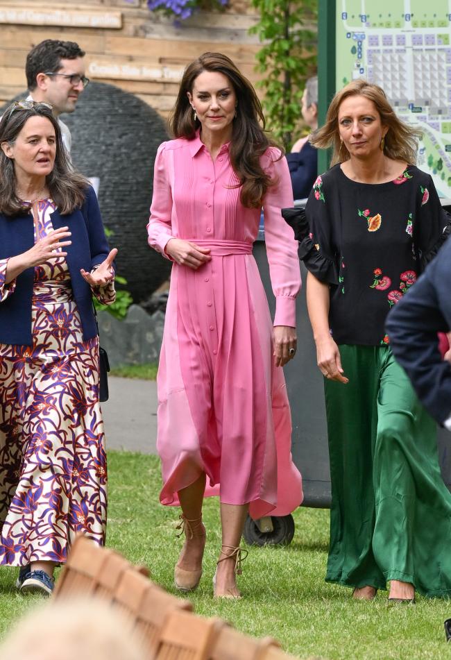 La princesa de Gales repitió un vestido de una de sus marcas favoritas, Me + Em.