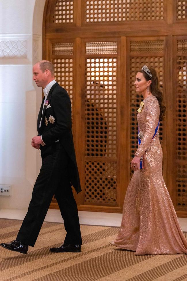 La Princesa de Gales se robó el espectáculo con un vestido brillante.