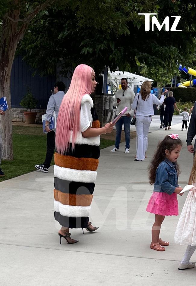 Blac Chyna también asistió al evento, para celebrar que ella y la hija de Rob Kardashian, Dream, también se graduaron.