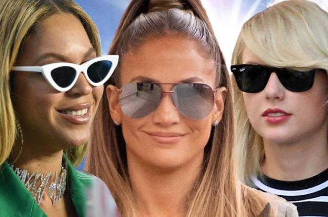 Beyoncé, Jennifer López y Taylor Swift con sus gafas de sol favoritas