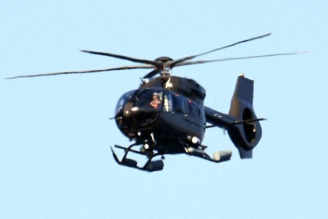 Lauren Sánchez aterrizó el helicóptero de Jeff Bezos.