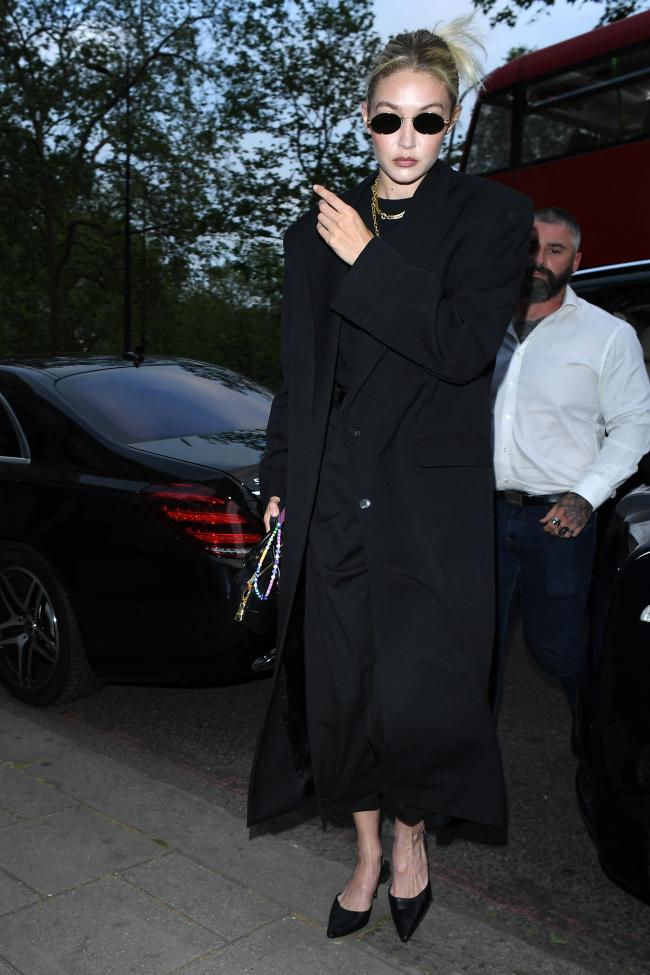 Hadid llegó al restaurante cantonés minutos después que DiCaprio.
