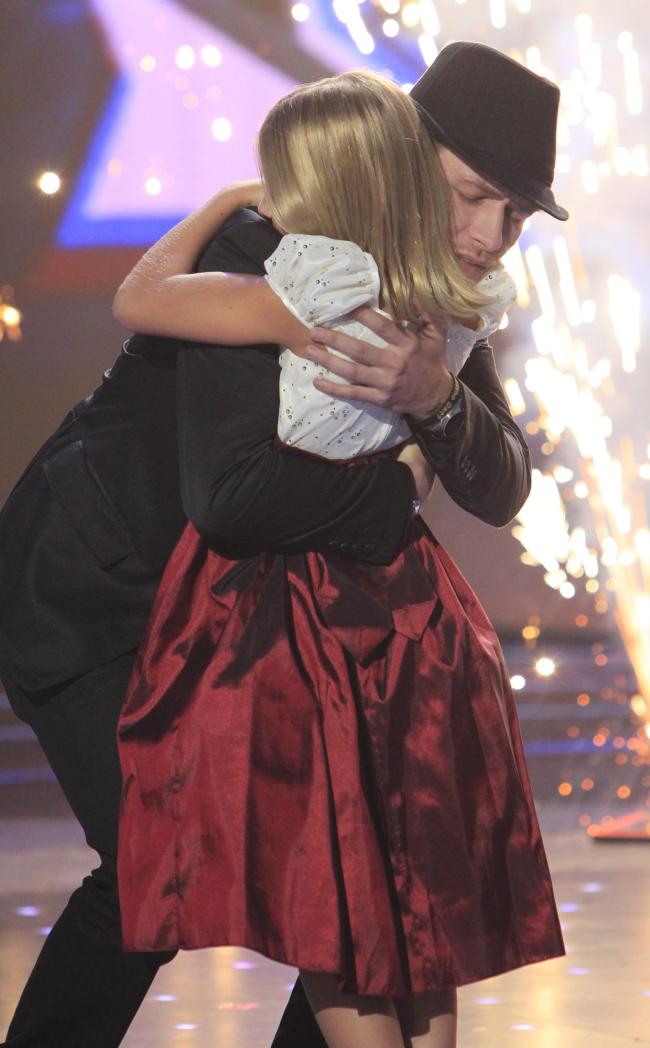 En 2010, Grimm derrotó al cantante de ópera de 10 años favorito del programa, Jackie Evancho, para convertirse en el ganador de 